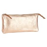 CUIRISÉ Grande Pochette 2 compartiments 22x11 cm - Cuivre