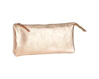 CUIRISÉ Grande Pochette 2 compartiments 22x11 cm - Cuivre