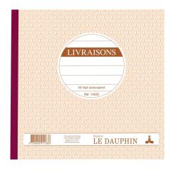 Le Dauphin Book for Deliveries 50 Triplicate, 210x210 - Oat