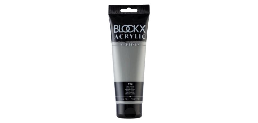 Peinture acrylique fine tube 250ml - Gris chaud