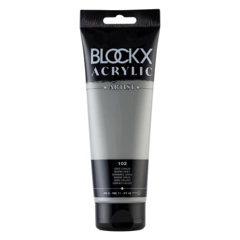 Peinture acrylique fine tube 250ml - Gris chaud