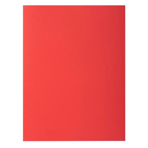 Paquete de 50 Subcarpetas con 2 solapas Rock''s 210 g/m2 - Rojo