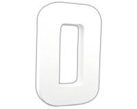 Lettre O 20,5cm - Blanc
