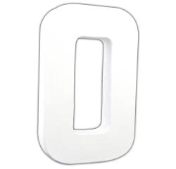 Lettre O 20,5cm - Blanc