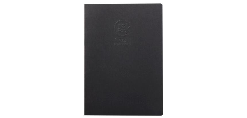 Crok'Book carnet piqué 20F A3 160g F - Noir