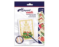 Set de 5 cadres à peindre - Noël - Blanc