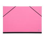 Carton à dessin Couleur à élastiques 26x33cm - Fuchsia