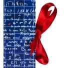 Le Mur des Je t'aime, Carnet rembordé rigide A6 10,5x14,8 cm, 144 pages, uni, fermeture avec ruban