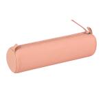 CUIR TEINTE Trousse ronde Ø5,5x22 cm - Assortis