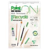 PaintON Recyclé bloc spiralé 12F A3+ 250g