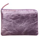 MIROR CUIR Pochette 23x16 cm Miror Rose