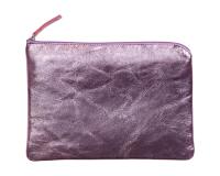 MIROR CUIR Pochette 23x16 cm Miror Rose