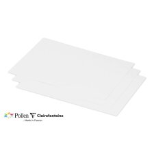 Paquet de 25 cartes simples Pollen 158x222mm 210g/m²