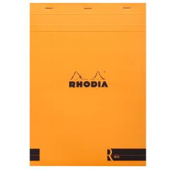 Rhodia geniet blok le R N°18, 21x29,7 cm, 70 blad gelijnd 90g - Oranje