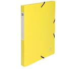 Boite de classement Exabox Dos 25mm carte lustrée Aquarel - A4 - Couleurs assorties