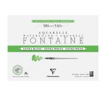 Fontaine Extra Blanc Grain Torchon bloc collé 4 côtés 15F 26x36cm 300g