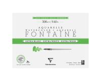 Fontaine Extra Blanc Grain Torchon bloc collé 4 côtés 15F 26x36cm 300g