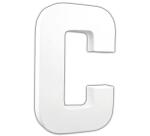 Lettre C 20,5cm - Blanc