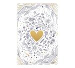 Adolie, Carnet cousu fil 11x17cm, 96 pages, ligné, ass.