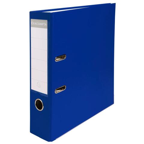 Archivador de palanca Exacompta polipropileno A4 lomo 80mm - Azul oscuro