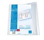 Sachet de 10 pochettes perforées polypropylène lisse Haute Qualité 9/100e - A3 horizontal - Cristal