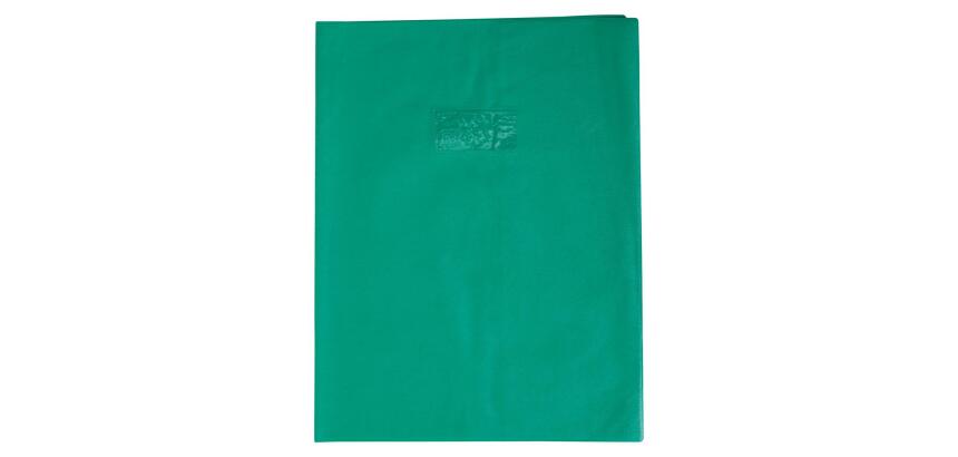 Protège-cahiers grain cuir PVC 22/100ème 24x32 cm