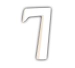Petit chiffre 7 12cm - Blanc