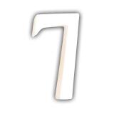 Petit chiffre 7 12cm - Blanc