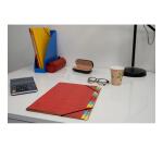 Trieur agrafé avec élastiques 24 compartiments - Rouge