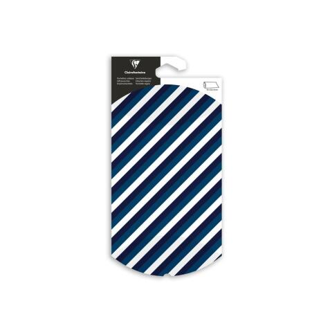 Pochette cadeau, 16x22cm, Blue Line - Bleu
