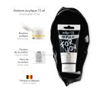 Darwi For You tube de peinture acrylique 75 ml - Noir de fumée
