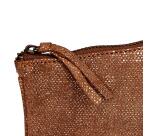 KLEO-PATHRA CUIR Grande Pochette 2 compartiments 22x11 cm Or