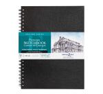 Epsilon Series carnet spiralé 50F 22,9x30,5cm 150g - Blanc