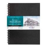 Epsilon Series carnet spiralé 50F 22,9x30,5cm 150g - Blanc