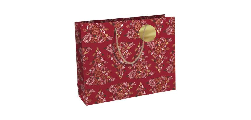 Red Forest sac shopping 37,3x11,8x27,5cm - Rouge