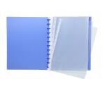 Carpetas de fundas amovibles con anillas - Fundas piel de naranja Tapa rígida translucida 8/10º - (Vistas: 60 Fundas: 30) - 24,5x31cm para A4