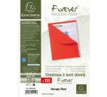 FOREVER170 Pak van 100 dossiermappen 170g/m2 met overslag van 1 cm - 24x32cm voor A4.