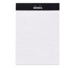 dotPad - bloc agrafé Rhodia N°12 8,5x12 cm dot 80 feuillets 80g - Noir