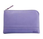 Rhodiarama pochette zippée en simili cuir - taille S (11x17 cm) - Iris