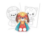 Graffy Puppet, Animaux Super Héros - Jaune