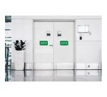 Panneau PVC adhésif antidérapant Sortie 20x11 cm - Vert