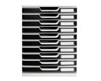 Modulo A4, 10 geschlossene Schubladen, Office