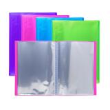 Protège-documents en polypropylène semi rigide IDERAMA PP 60 vues - A4 - Couleurs assorties