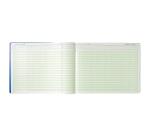 Piqûre Journal de caisse ou banque 29,7x38cm à tête paresseuse - col. vent. : 17 débit, 9 crédit - 33 lignes - 80 p.