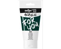 Darwi For You tube de peinture acrylique 75 ml - Vert anglais