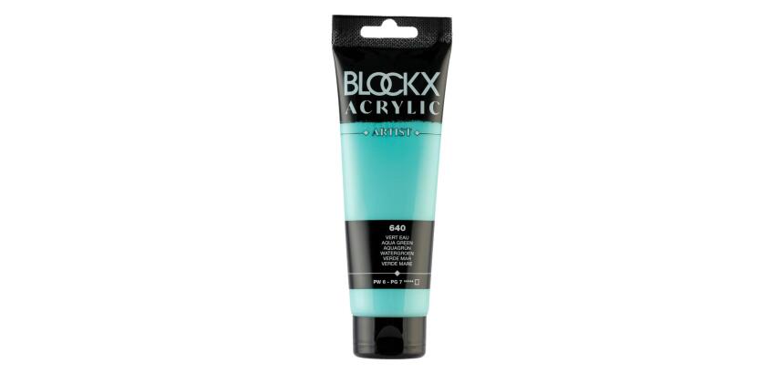 Peinture acrylique fine tube 120ml - Vert d'eau