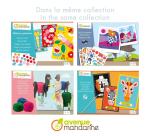 Boîte créative, Cartes à lacer, Famille Croco - Multicolore