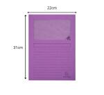 Paquete de 100 Subcarpetas con ventana Forever® 130 g/m2