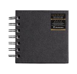 Goldline carnet spiralé 64F 10x10cm 140g - Blanc