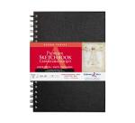 Alpha Series carnet spiralé 50F 17,8x25,4cm 150g - Blanc